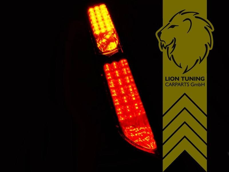 LT Pair LED Lightbar Rear lights Ford Focus 2 DA FL 08-11 hatchback black LHD