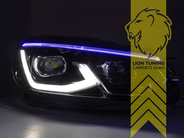 LT Pair Full LED DRL Lightbar Headlights VW Golf 6 08+ sedan convertible variant LHD