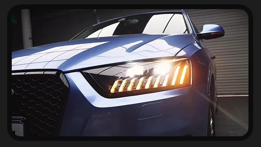 TYPY Pair Audi Q3 2013-2018 LED DRL Headlights LHD