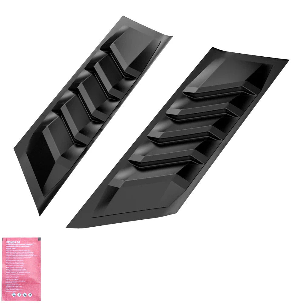 OW Bonnet Air Vents Grilles VW Amarok 2022+ HD Body Styling Matte Black