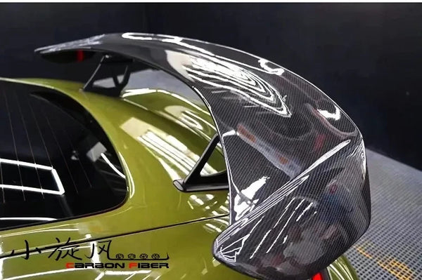 Aftermarket Porsche Boxster Cayman 718 981 987 GT4 Style Carbon Rear Spoiler Wing