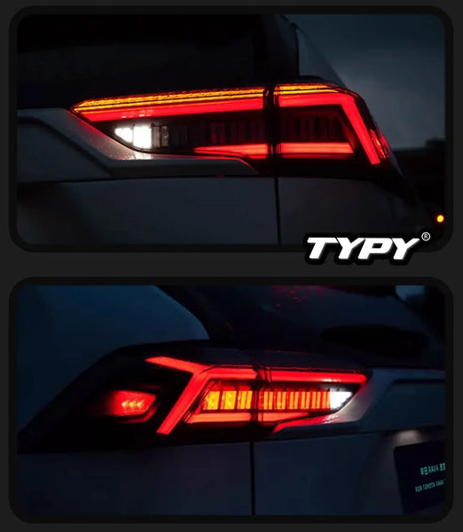 TYPY Pair LED Toyota RAV4 20-24 Dynamic Rear Lights Dynamic Tail Lamps LHD