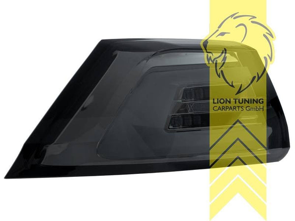 LT Set LED REAR LIGHTS LAMPS TAIL VW Golf 7 BA5 13+ Variant Black Smoke Grey LHD