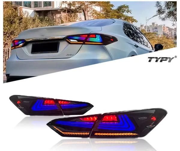 TYPY Pair LED 18-23 Toyota Camry RGB Dynamic Rear Lights Dynamic Tail LHD