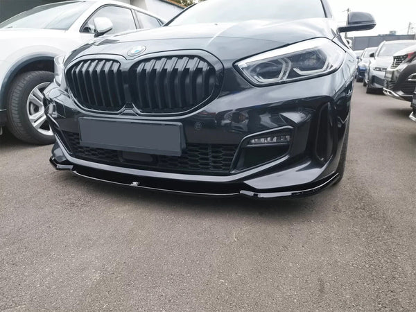 Motordrome Design Front Bumper Splitter BMW 1 Series F40 M-Pack Black Gloss