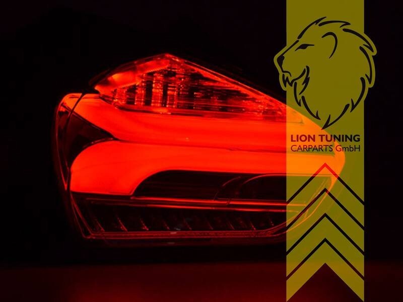 LT Pair LED Lightbar Rear lights Ford Focus 3 MK5 15-18 Facelift black LHD