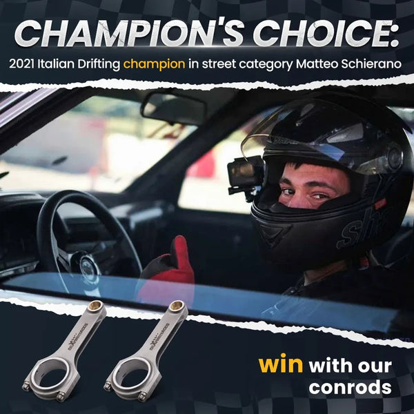 MXPR Racing Con Rod Connecting Rods Porsche 914 2.0L 4cyl Bielle Pleuel 131mm