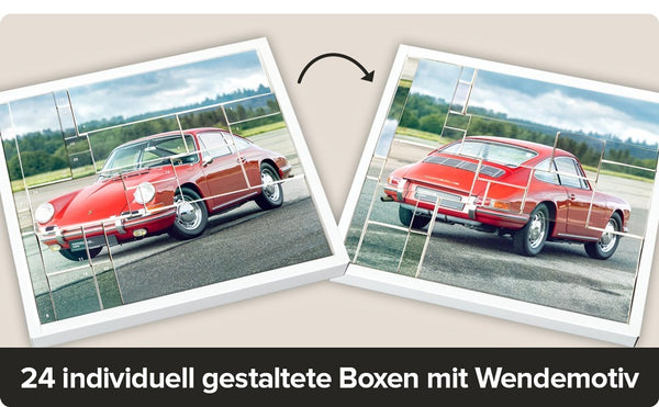 FRANZIS Porsche 911 Surf Collectable Advent Calendar Your Own Desk Model Kit