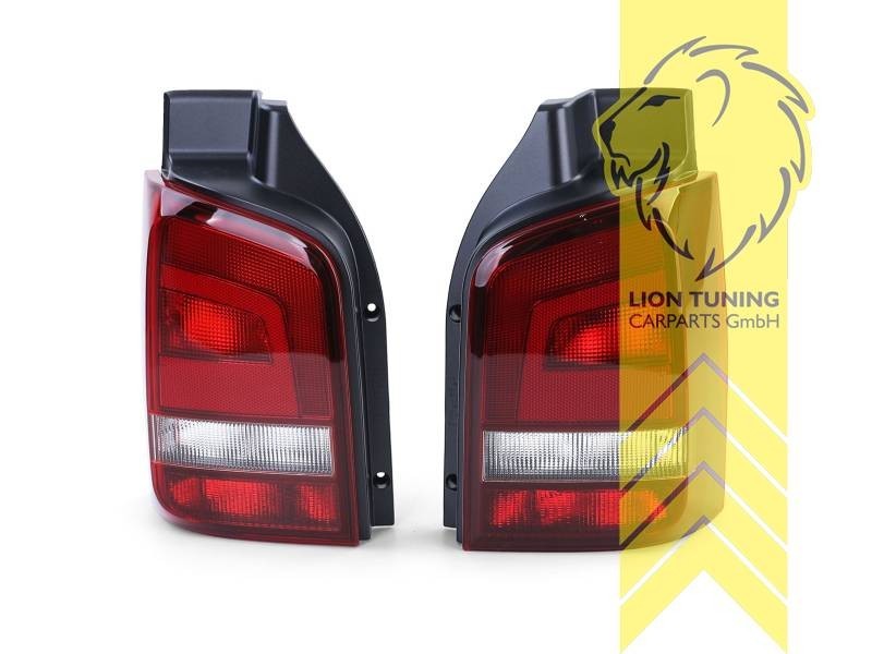 LT Pair Halogen Rear Lights VW T5.1 Facelift Multivan Caravelle Transport LHD