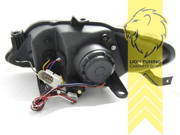 LT Pair LED DRL Halo Lightbar Headlights Seat Ibiza 6J 6J5 08-12 Chrome LHD