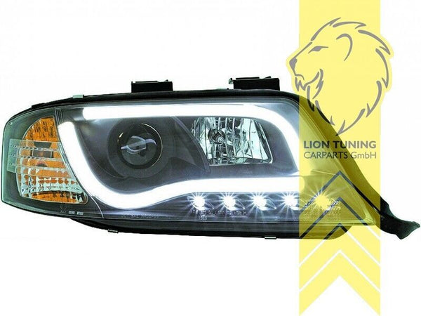 LT LED DRL Lightbar Halo Ring Headlights Audi A6 C5 4B 97-01 Limousine Avant LHD