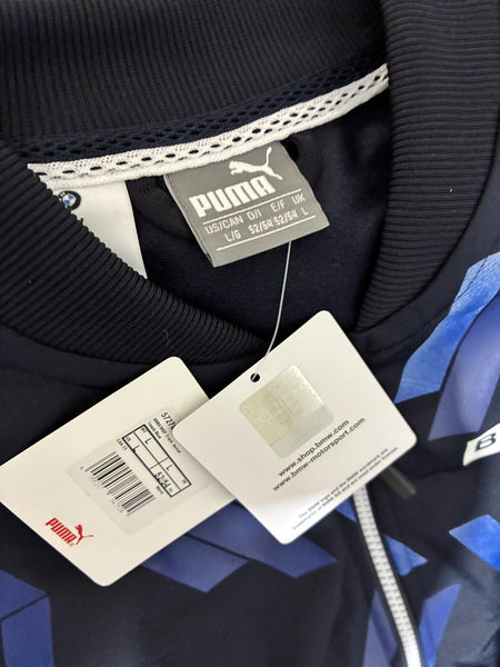 BNWT Official BMW M Motorsport Puma Tracksuit Top Jacket L Large Navy Mens Merch