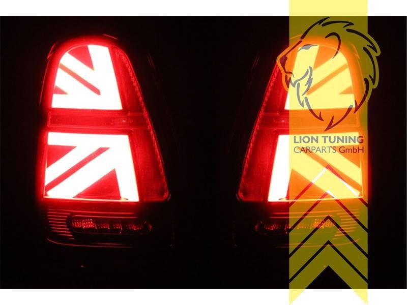 LT Pair LED Lightbar Rear Lights Tail Mini Cooper One R57 R58 R59 Red 08-15 JCW