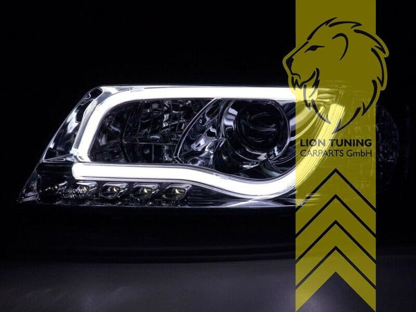 LT LED DRL Lightbar Halo Ring Headlights Audi A6 C5 4B 97-01 Limousine Avant LHD