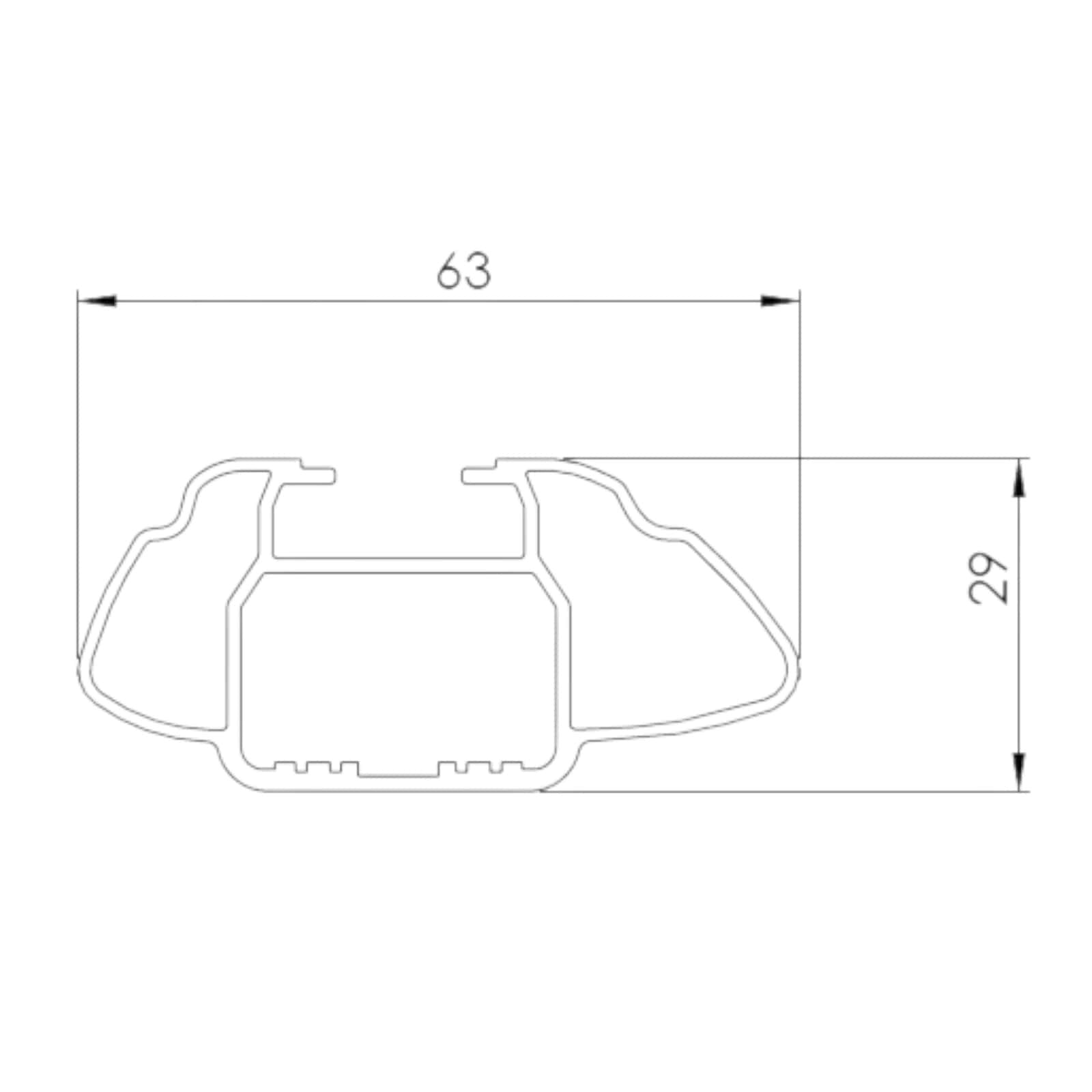 SUMMIT Premium Roof Rack Bars MERCEDES CLS C219 C218 2004-2018 Roof Tent Rated