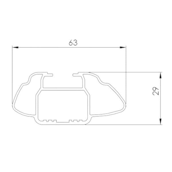 SUMMIT Premium Roof Rack Bars MERCEDES CLS C219 C218 2004-2018 Roof Tent Rated