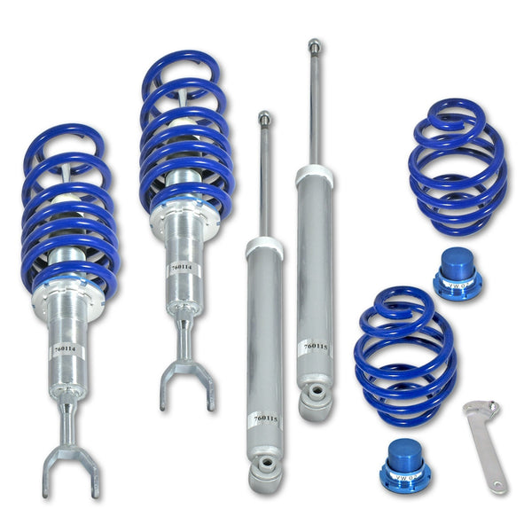 JOM Blueline Lowering Coilovers Kit Audi A6 4B + Avant 97-04 2WD