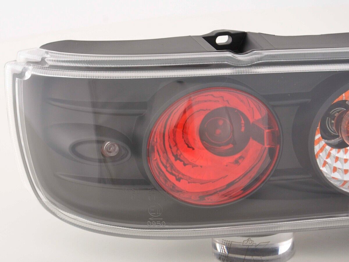 FK Pair Rear Lights Tail Lamps Fiat Seicento type 187 98-07 black & red LHD