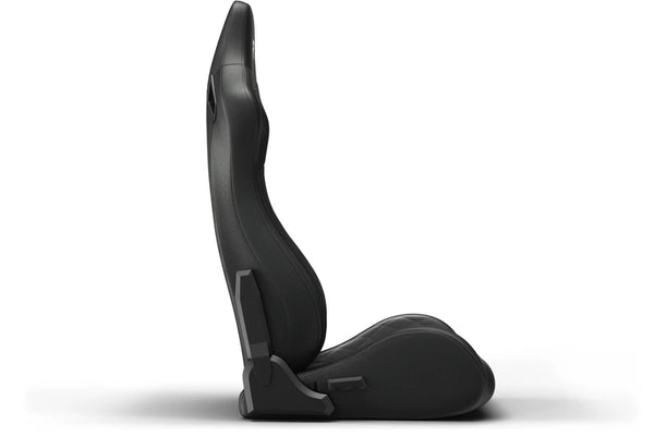 Trak Racer Sim Driving Simulator x1 Ind Bucket Seat Racing Diamond Stitch Black