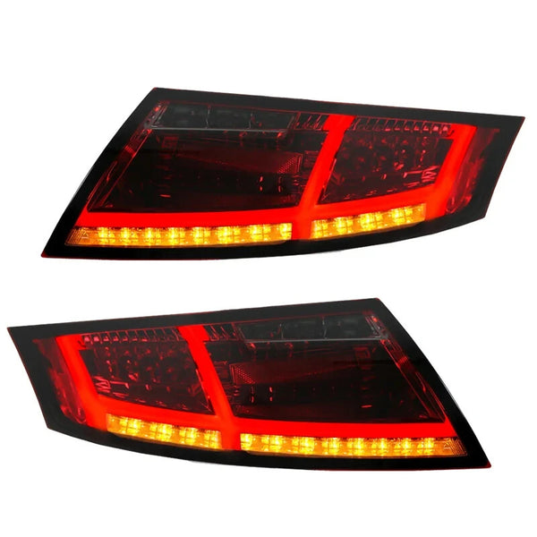 AS Pair Audi TT 8J 2006-2013 Red Smoke LED Dynamic Rear Lights Taillights LHD