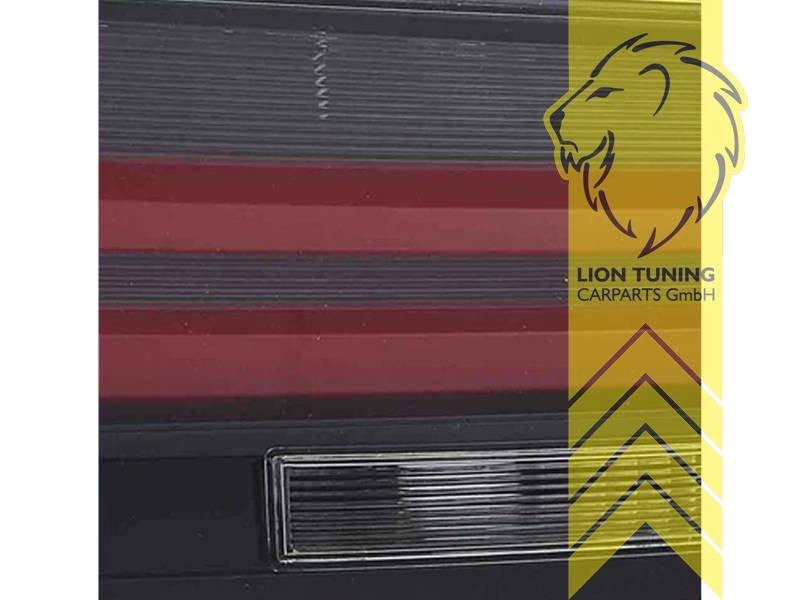 LT Pair LED DRL Lightbar Rear Lights BMW 3 Series F31 12+ Touring red black LHD