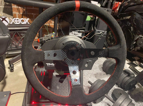 Custom Modified (Marketing Demo Used) Thrustmaster TMX Racing Sim Wheel Pedals Shifter Xbox One PC Bundle