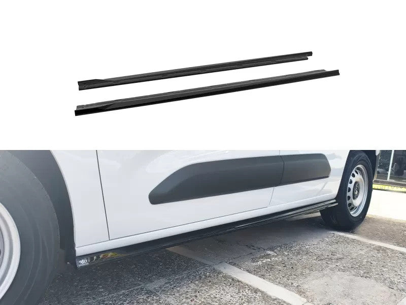 Motordrome Side Skirts Extensions Berlingo L1 Mk3  Partner L1 Mk3 Combo E L1
