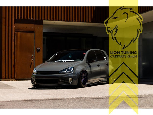 LT Pair OSRAM Bi Xenon LED DRL Headlights VW Golf 6 Limo Variant Cab black LHD