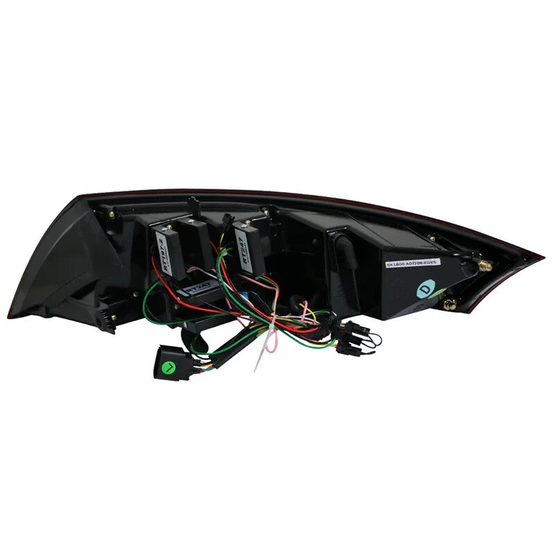 AS Pair Audi TT 8J 2006-2013 Red Smoke LED Dynamic Rear Lights Taillights LHD