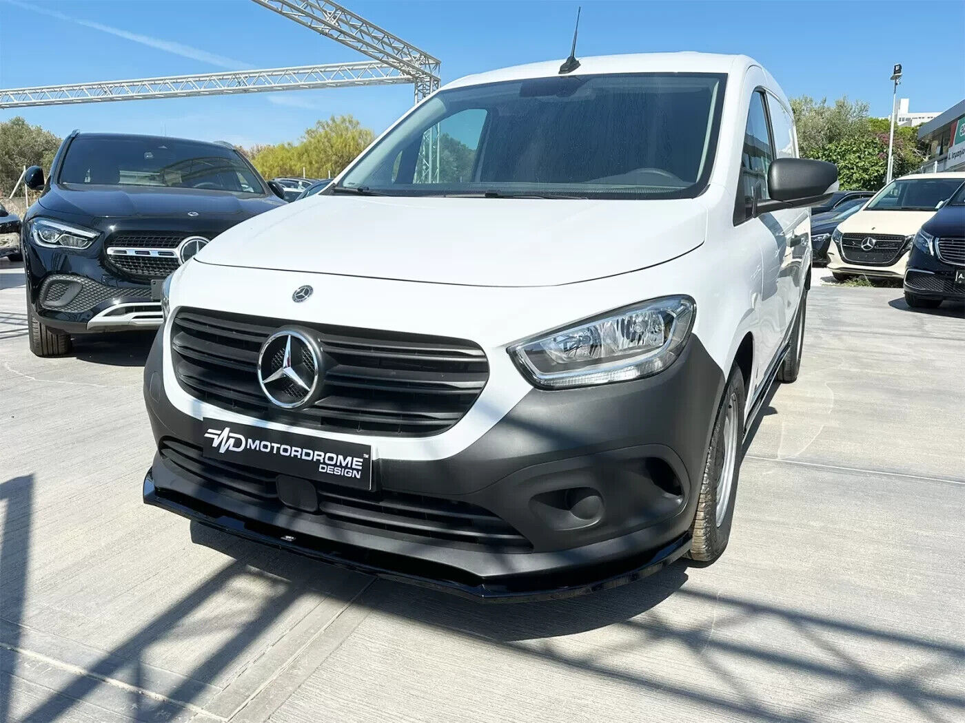 Motordrome Design Front Splitter Front Splitter Mercedes Citan 2 Mk2 2021+