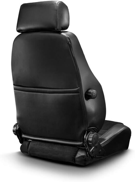 Sparco Sport Seat GT - Black Skai + Black Microfibre - Reclinable