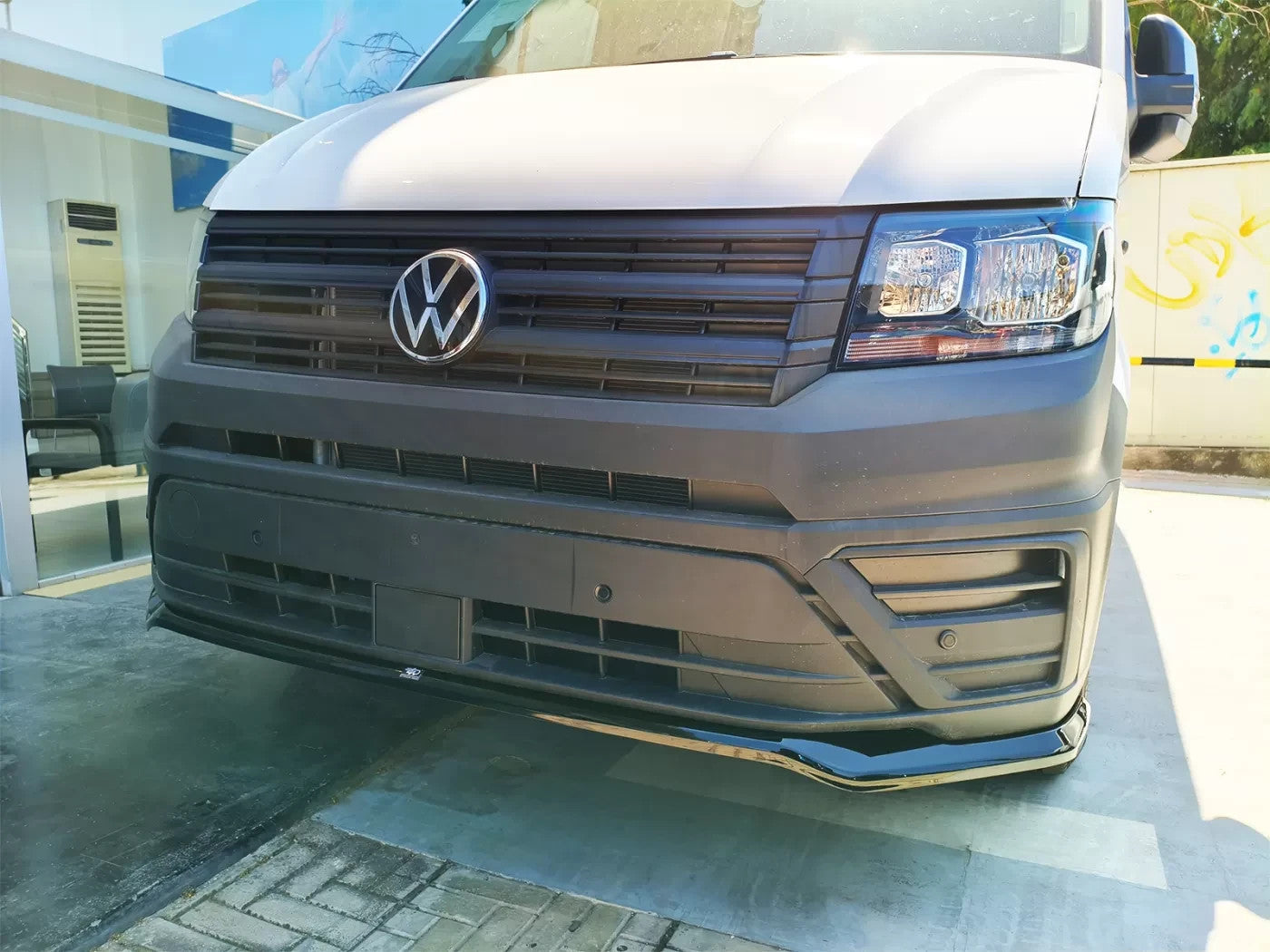 Motordrome Front Splitter Diffuser VW Crafter Mk2 Facelift Gloss Black