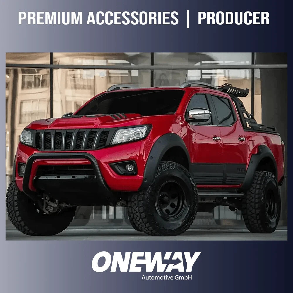 OW Fender Flares Wide Arch Kit NP300 D23 2014-2017  ABS Black ABE TUV