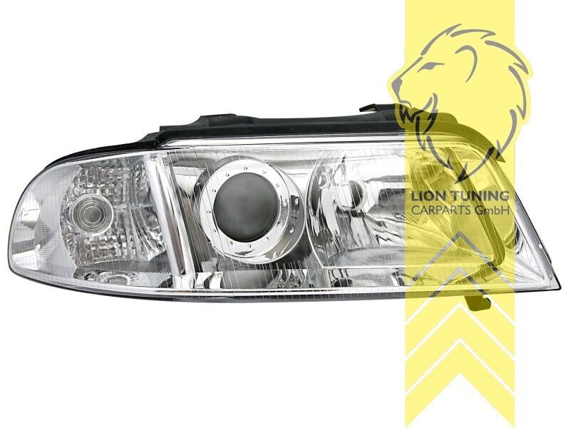 LT DEPO Halogen H7 Halo Headlights Audi A4 B5 8D Limousine Avant Facelift LHD