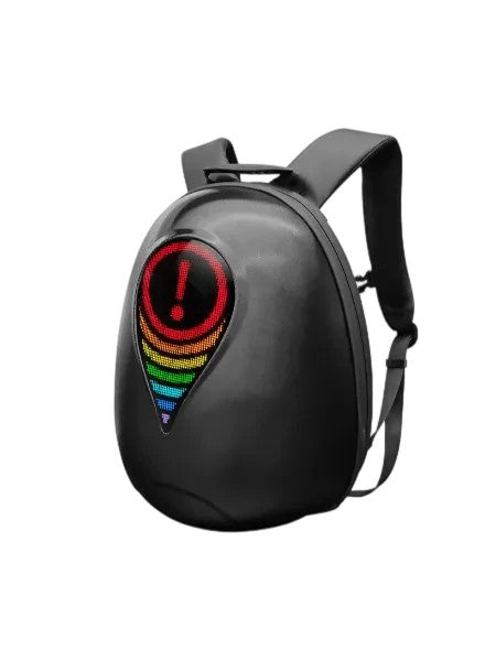 LOY Biosled Black Knight Sea Heart BT App LED Screen Backpack Motorcycle Bike