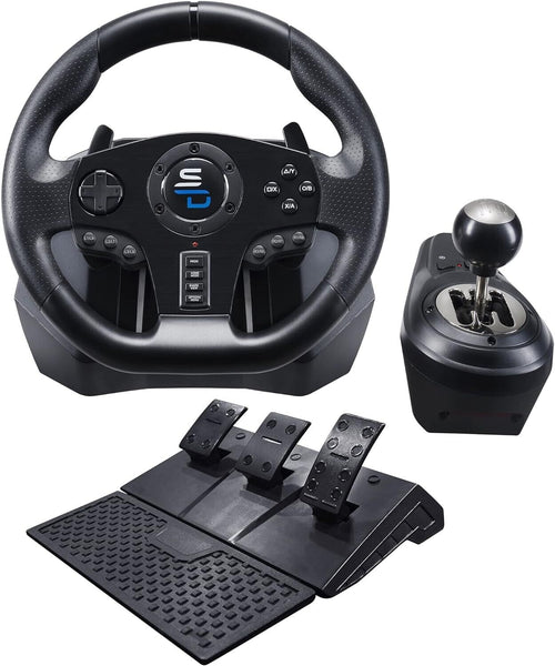 Subsonic Superdrive Gs850-X racing wheel with manual shifter + paddles 3 pedals