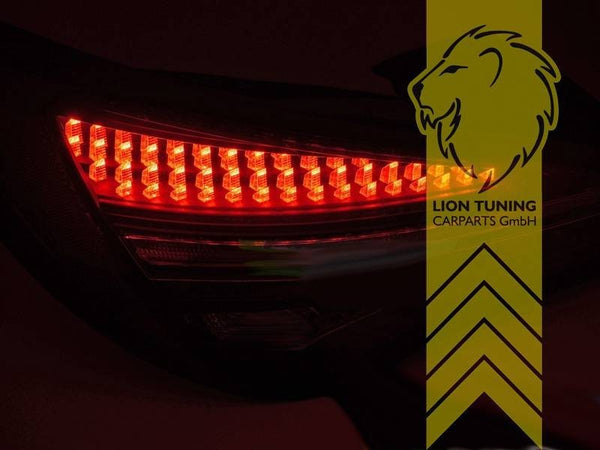 LT Pair LED Lightbar DRL Rear Lights Mercedes CLA C117 black smoke 13-18 LHD