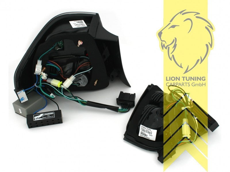 LT Pair LED DRL Lightbar REAR LIGHTS BMW E90 S65 M3 05-08 Sedan Red LHD