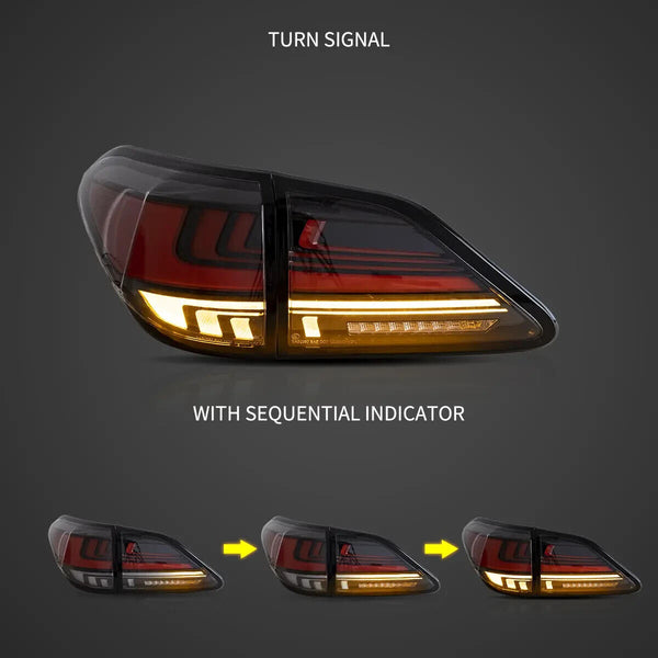 VLAND 08-14 Lexus RX Series 3 MK3 AL10 Japan Ed Rear LED Lamp Rear Lights LHD