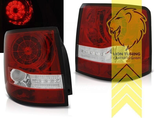 LT Pair DYNAMIC LED DRL Rear Lights Range Rover 3 LM 02-12 red white clear LHD