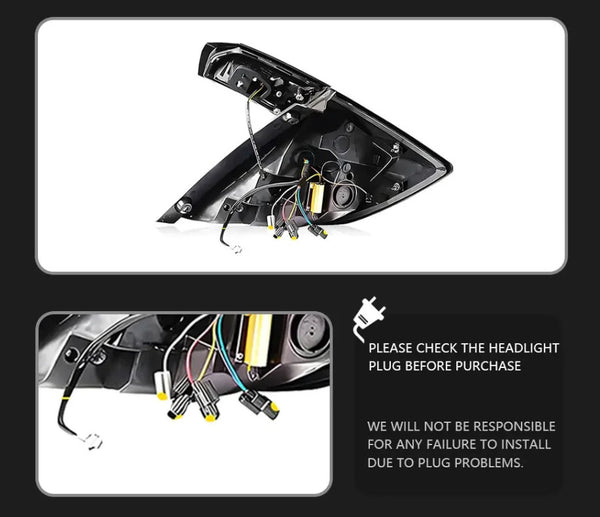 TYPY Pair LED 16-21 Honda Civic 10 Hatchb Dynamic Rear Lights Dynamic Tail LHD