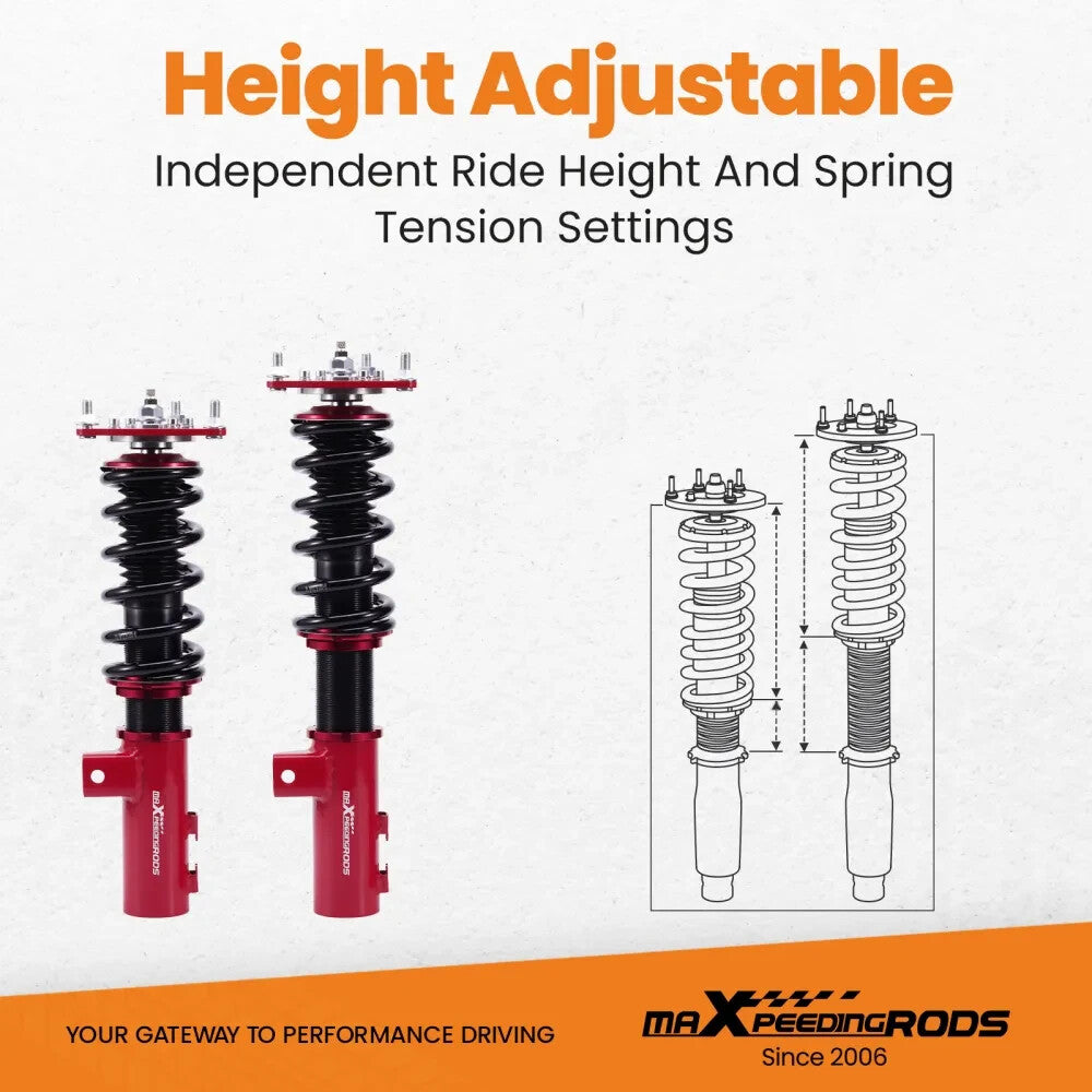 MXPR 24 Level Pro Lowering Coilovers Suspension INFINITI G37 Coupe Sedan RWD