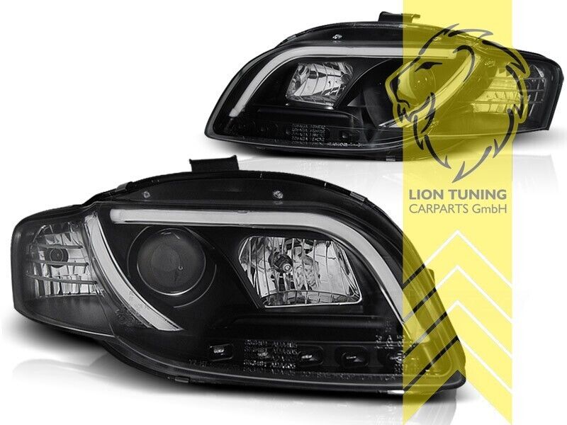 LT LED DRL Lightbar Halo Headlights Audi A4 B7 8E LED Daytime Running Lights LHD