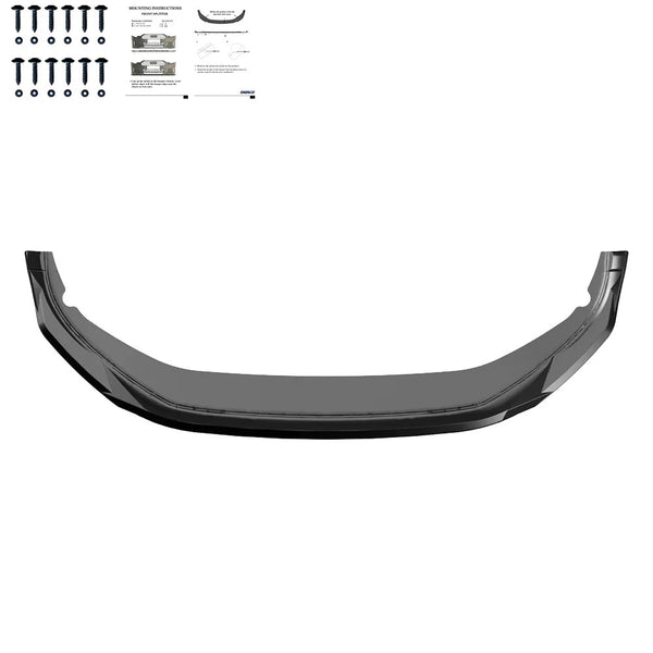 OW Front Bumper Lip Splitter Valance VW Tayron R-Line Mk1 2025+ Gloss Black