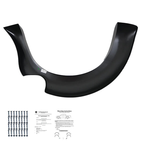 OW Fender Flares Wide Arch Kit D40 Facelift 2010-2014 ABE TUV Black ABS