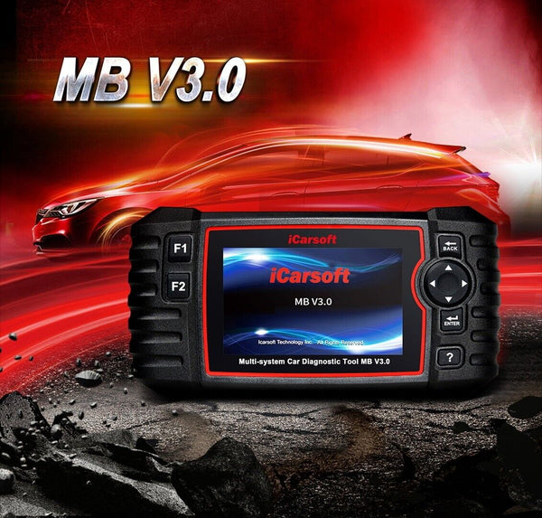 iCarsoft MB V3.0 4" TFT MAYBACH MERCEDES SMART OBDII Pro Diagnostic Scan Tool