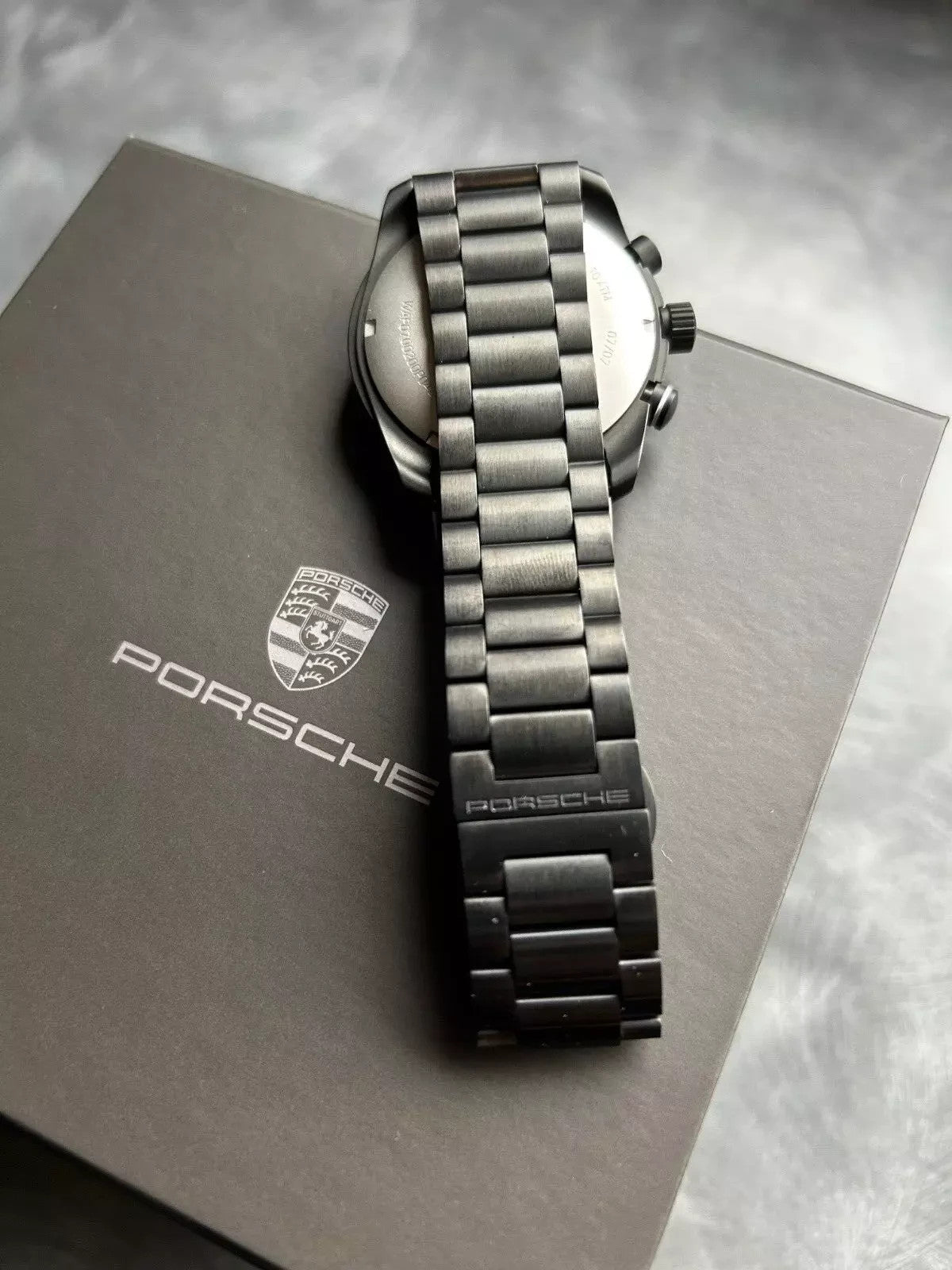 WAP0700200P042 Rare 1911 Limited Edition Genuine Porsche Martini Racing Chrono Mens Watch 42mm Ronda 5030D