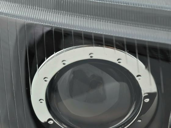 FK DEPO Pair Halogen Headlights Audi A4 type B5 95-99 black Universal RHD / LHD