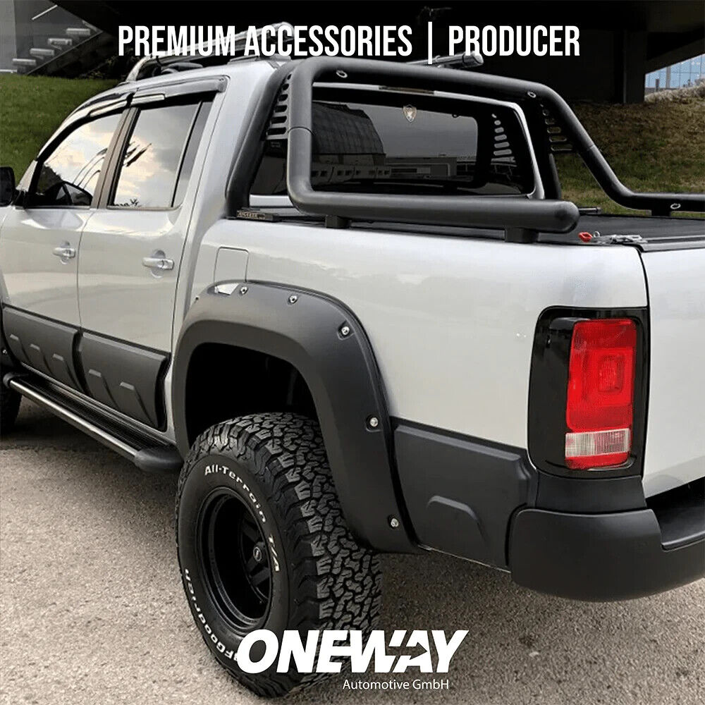 OW Fender Flares Wide Arch Kit VW Amarok MK1 Facelift 10-16 TUV ABS Black 4pcs