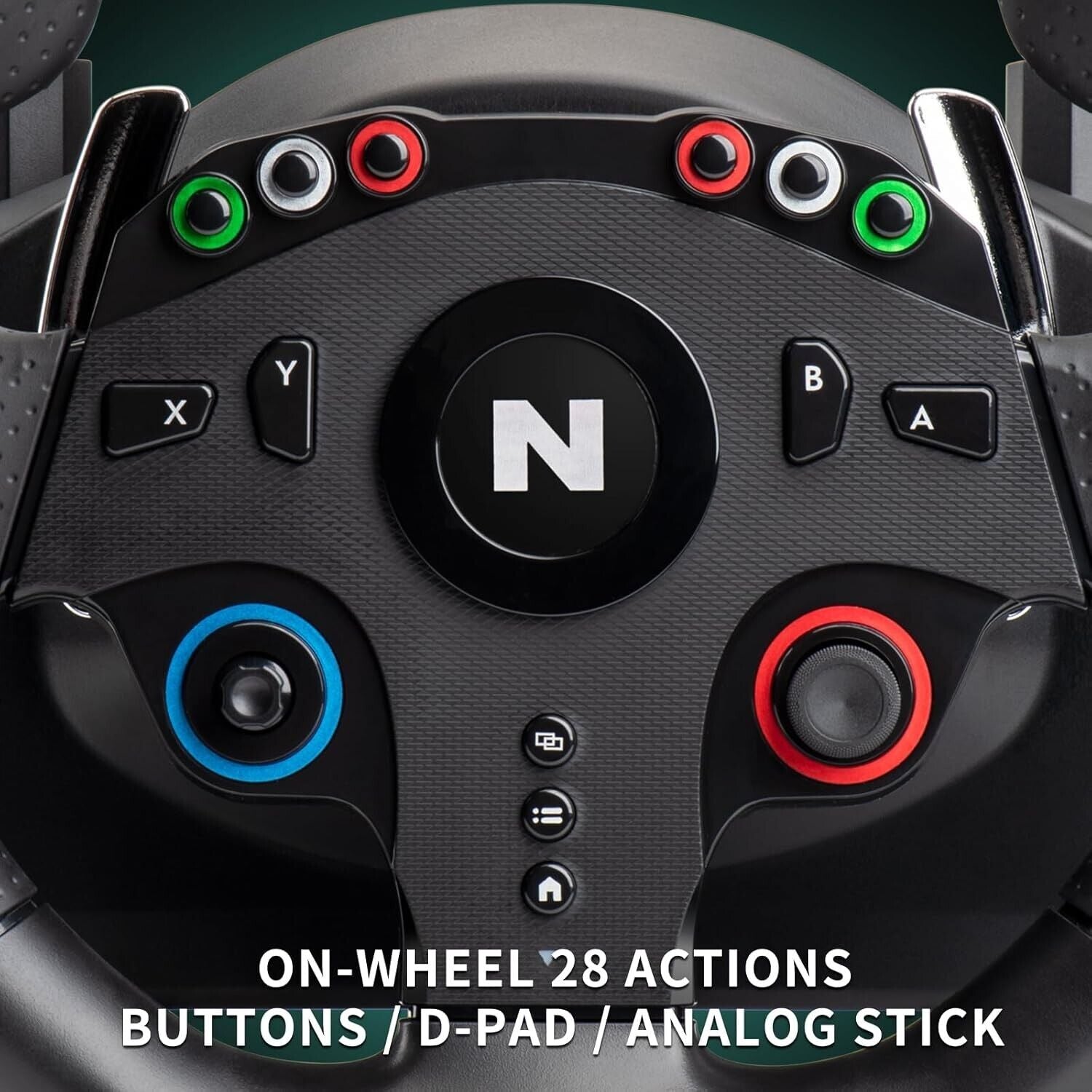 Nitho Drive Pro ONE Competition PC Game Racing Wheel + Separate Shifter + Pedals